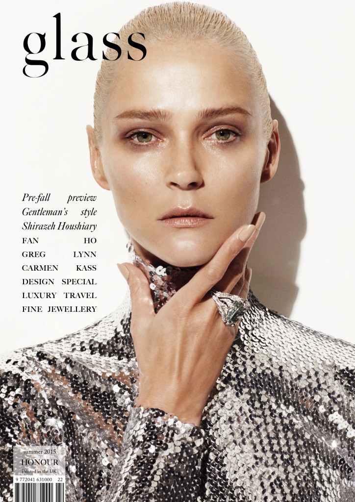 Original Magazine ad Model Carmen Kass for Le Sac Chanel