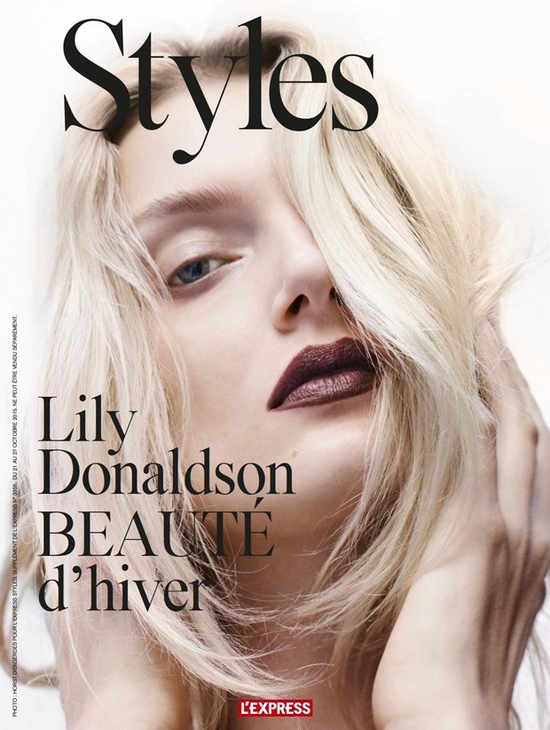 Lily Donaldson for L'Express Styles by Horst Diekgerdes
