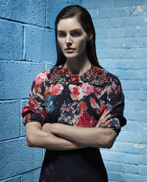 Diminishing Benefits: Hilary Rhoda Stars in Town & Country June/July