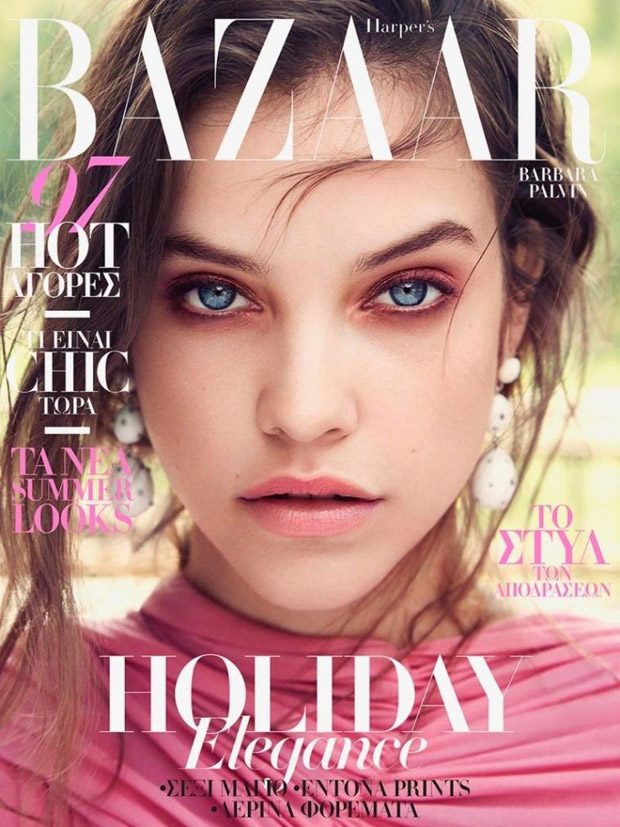 Barbara Palvin Stuns for Harper's Bazaar Greece July 2017 Cover Story