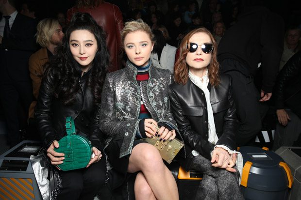 Front Row at LOUIS VUITTON Fall Winter 2018.19 Fashion Show