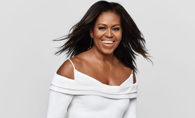 The former First Lady Michelle Obama Stars in ELLE Magazine December ...