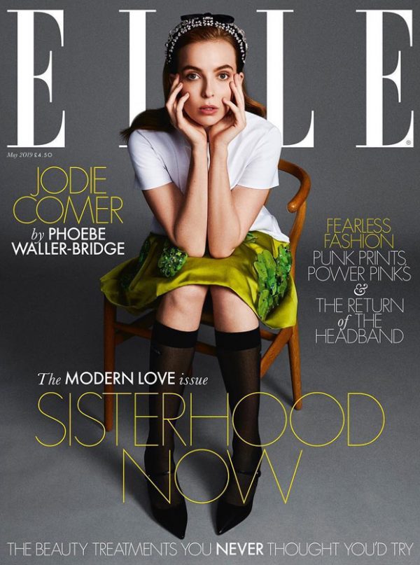 Jodie Comer is the Cover Girl of British Elle Magazine May 2019 Issue