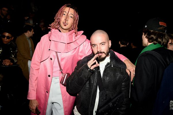 CELEBRITY GUESTS at DIOR Men's Fall Winter 2020 Fashion Show