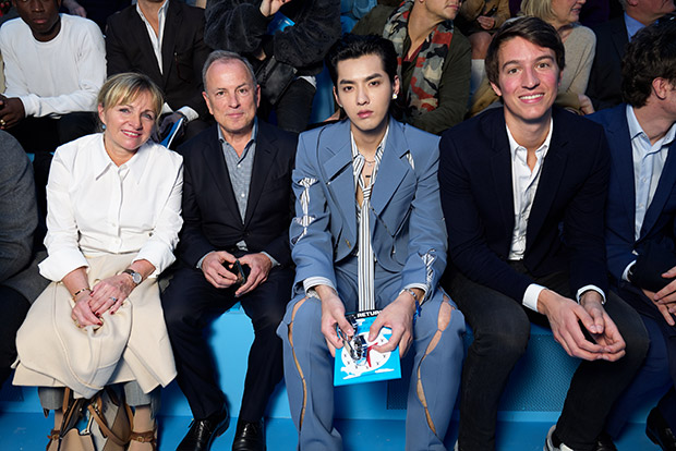 Celebrities at Louis Vuitton's Paris Fashion Week Men's Fall 2019